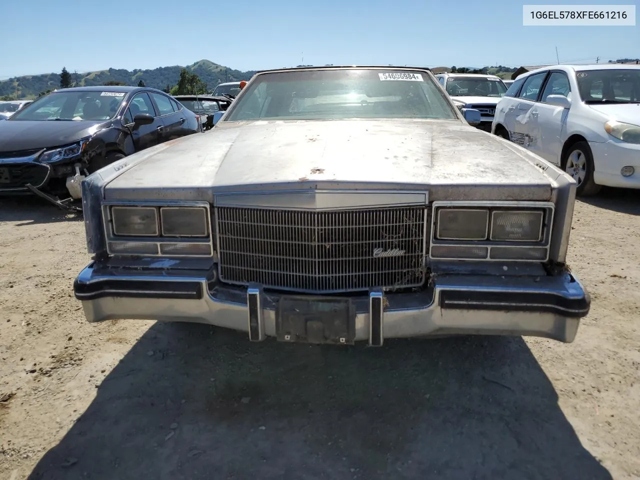 1985 Cadillac Eldorado VIN: 1G6EL578XFE661216 Lot: 54606984