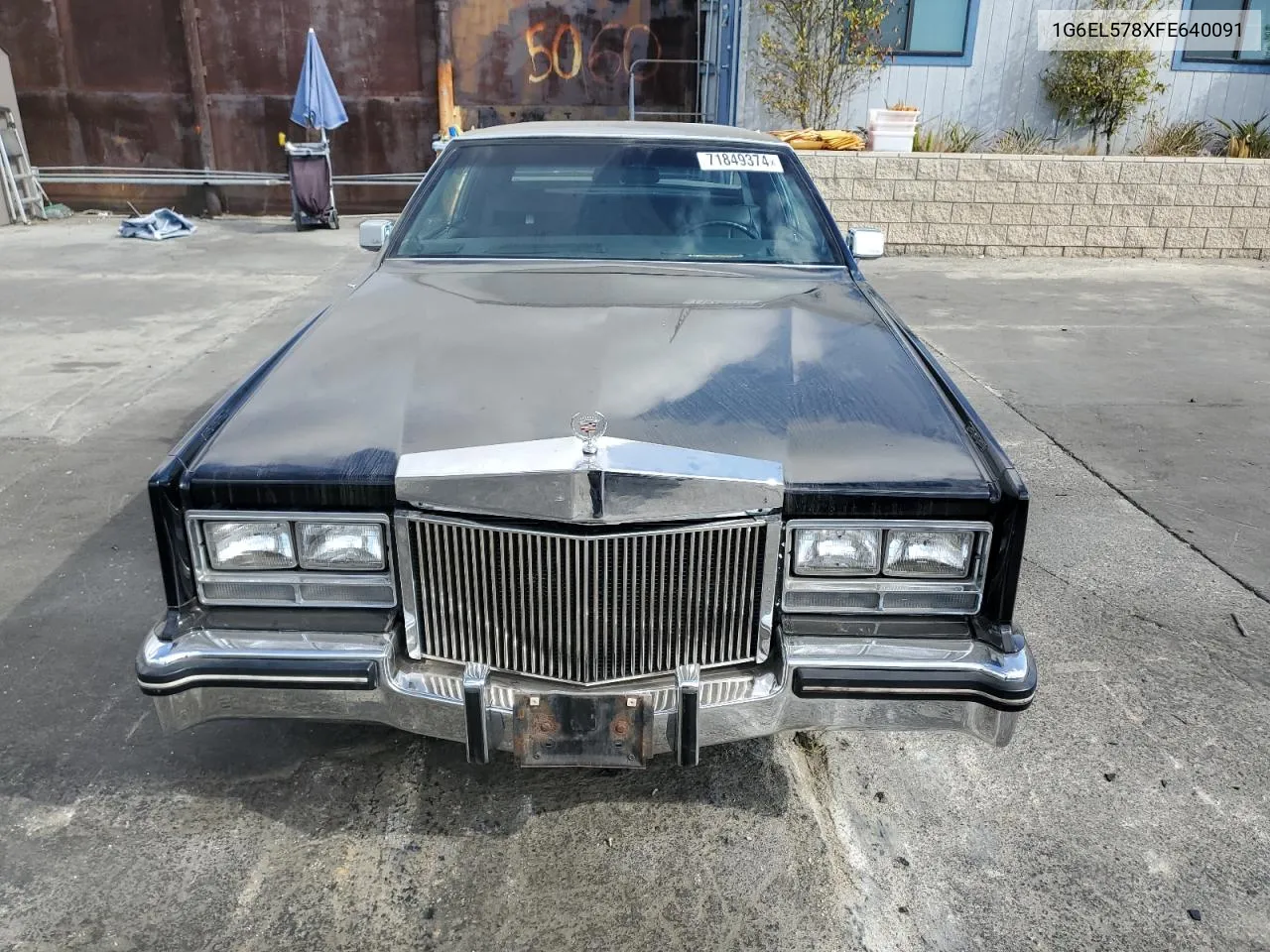 1G6EL578XFE640091 1985 Cadillac Eldorado