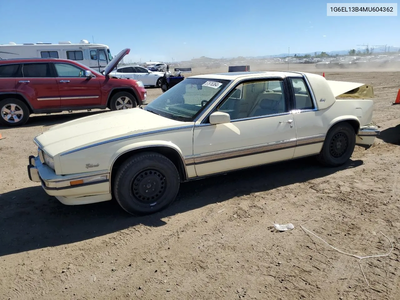 1991 Cadillac Eldorado VIN: 1G6EL13B4MU604362 Lot: 57976364