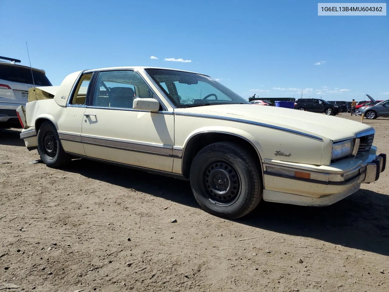 1991 Cadillac Eldorado VIN: 1G6EL13B4MU604362 Lot: 57976364