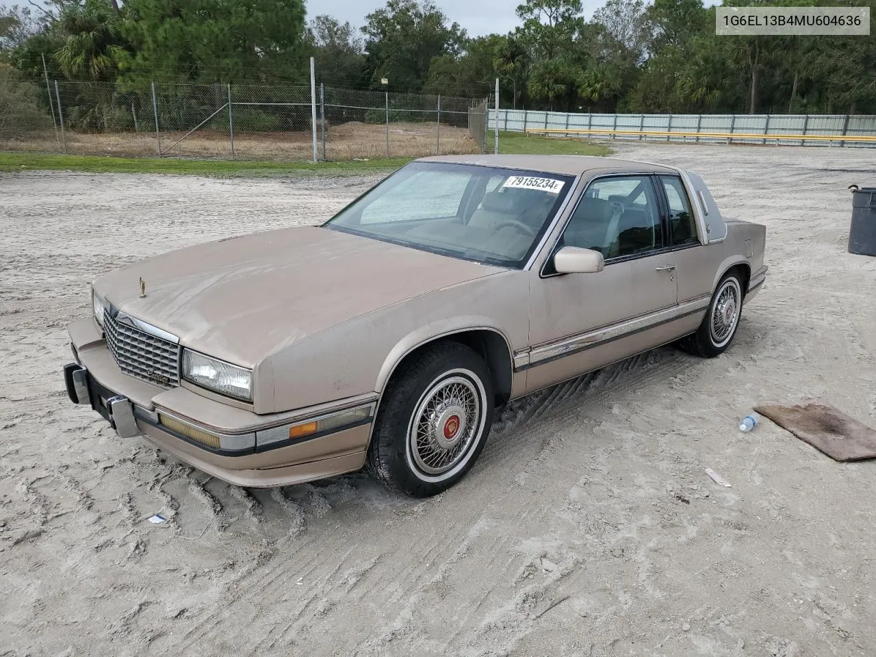 1991 Cadillac Eldorado VIN: 1G6EL13B4MU604636 Lot: 79155234