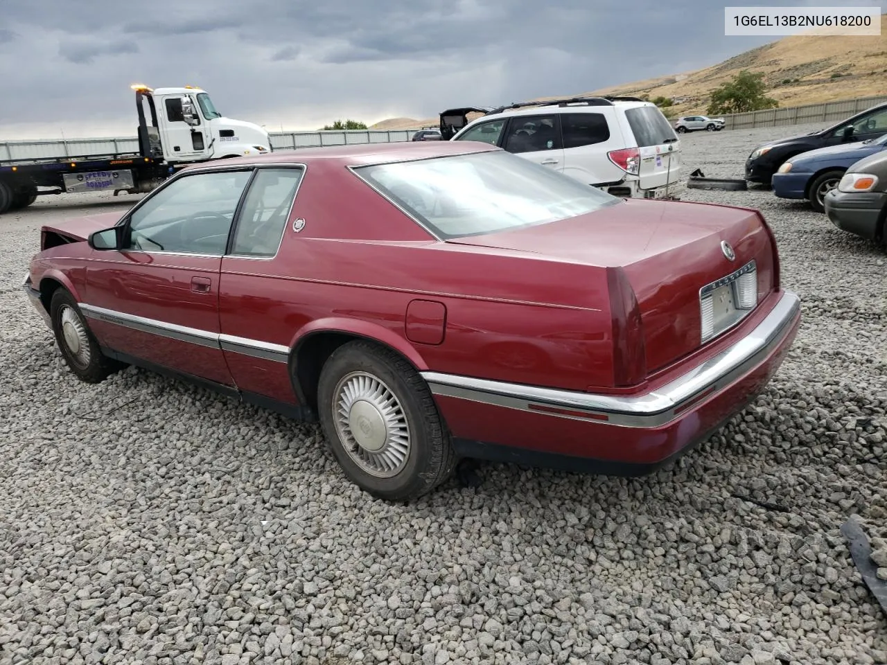 1992 Cadillac Eldorado VIN: 1G6EL13B2NU618200 Lot: 71774244