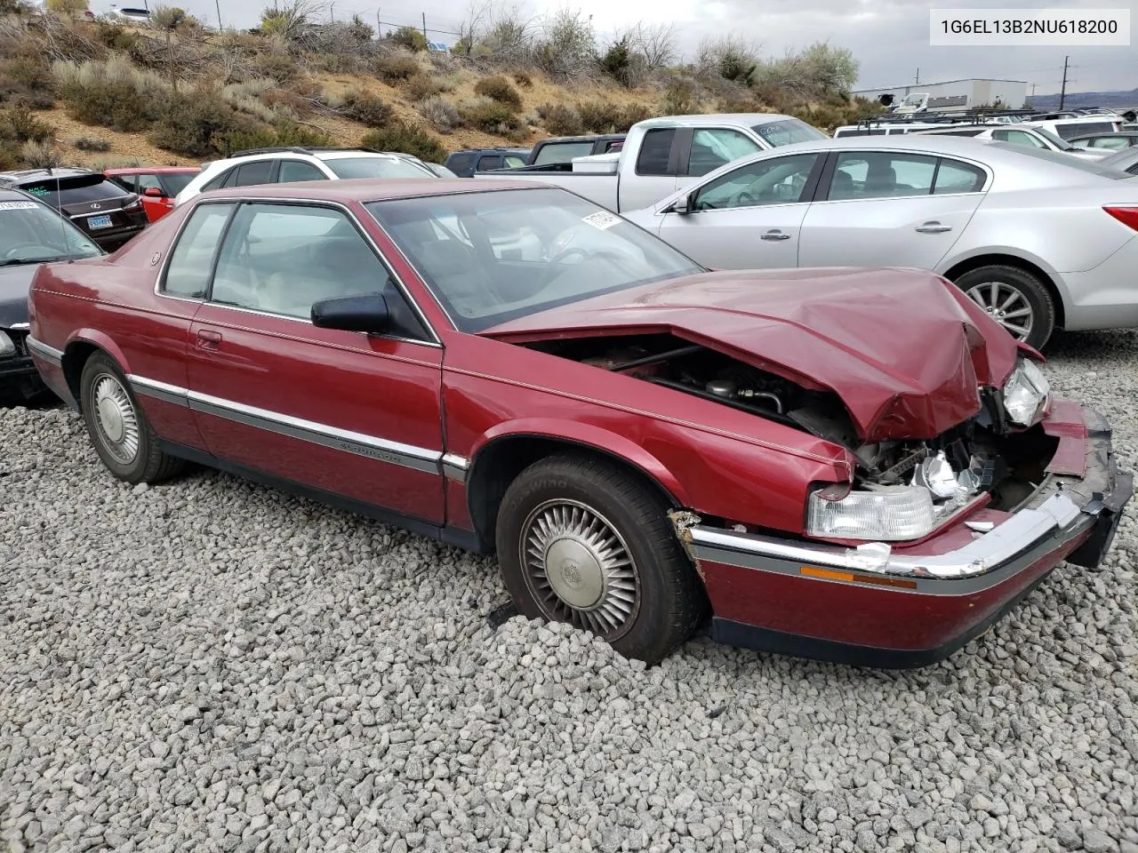 1992 Cadillac Eldorado VIN: 1G6EL13B2NU618200 Lot: 71774244