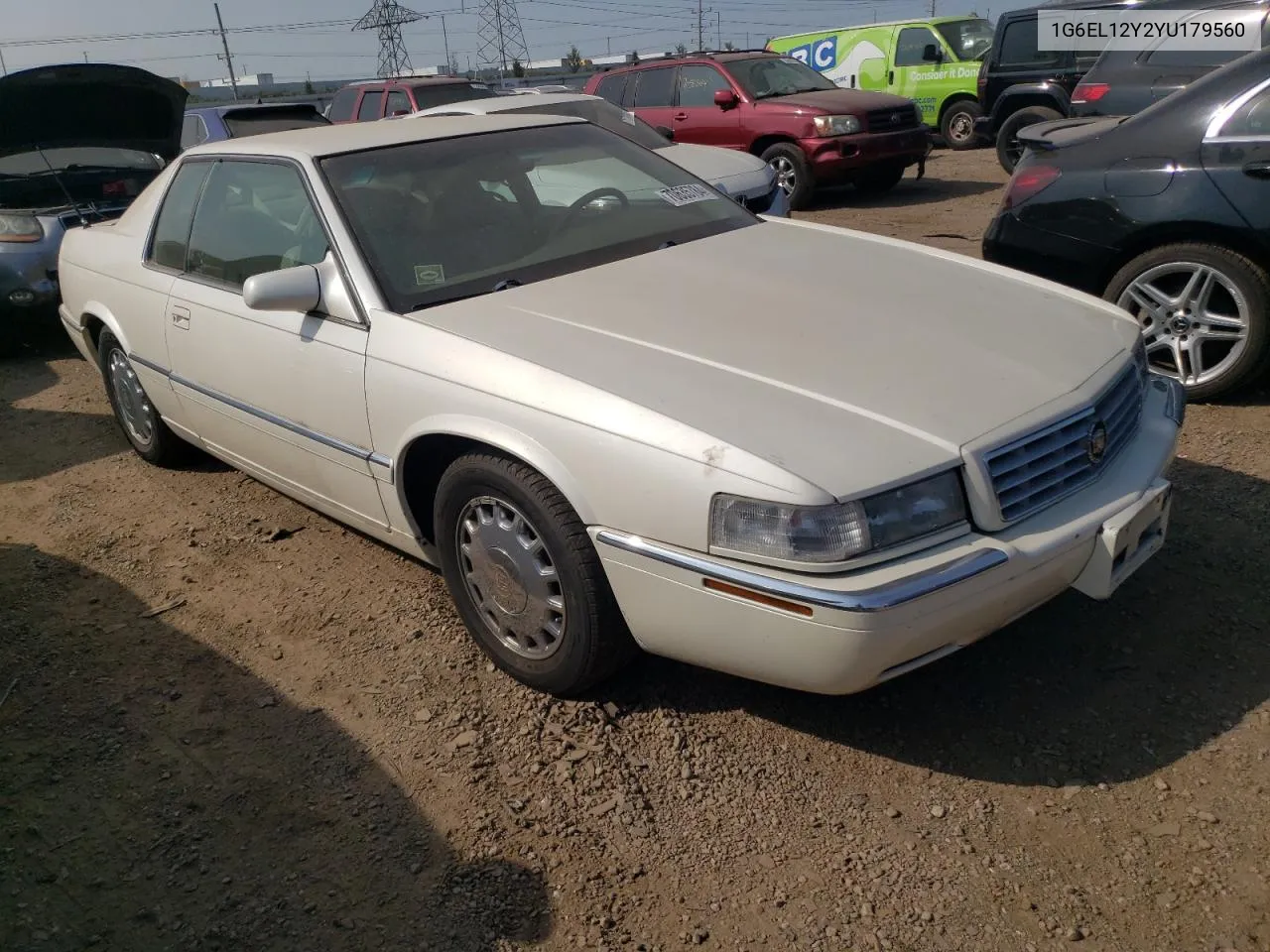 2000 Cadillac Eldorado Esc VIN: 1G6EL12Y2YU179560 Lot: 70635784