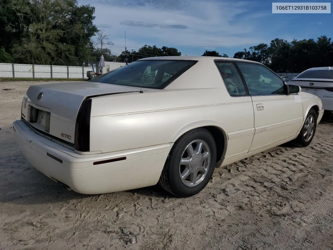 2001 Cadillac Eldorado Touring VIN: 1G6ET12931B103758 Lot: 73787764