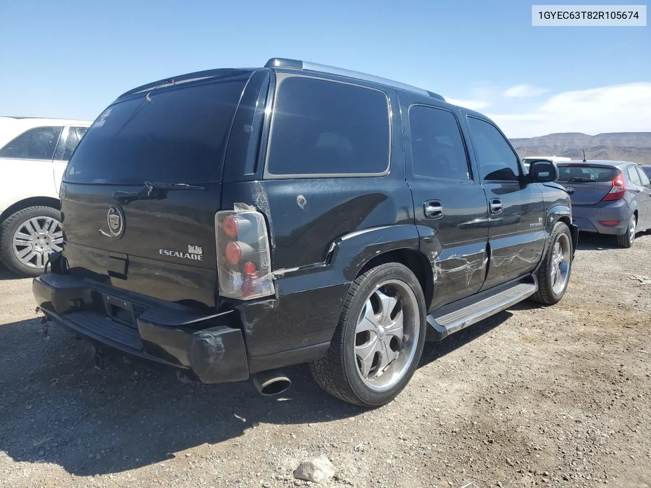 2002 Cadillac Escalade Luxury VIN: 1GYEC63T82R105674 Lot: 48763734