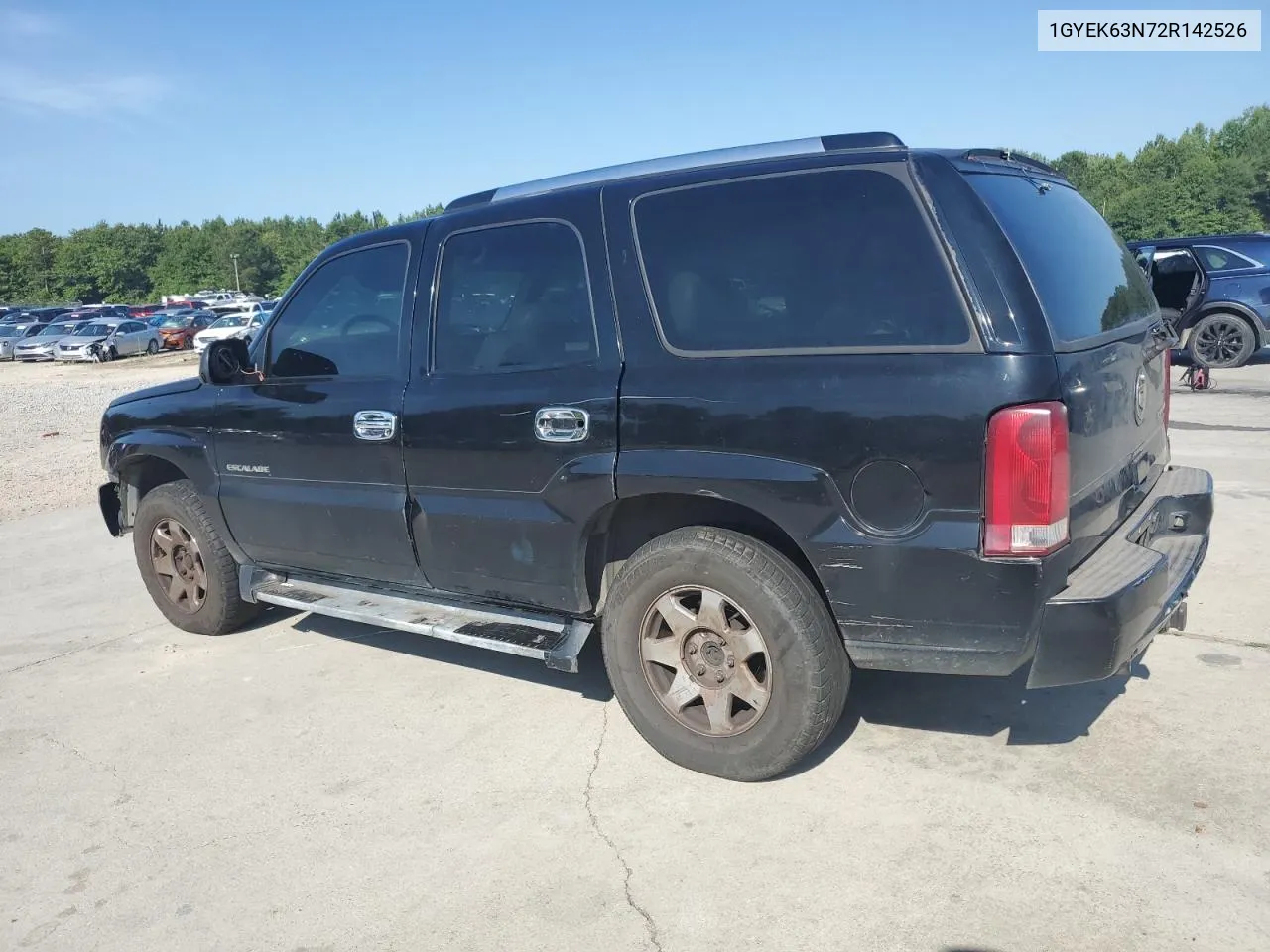 2002 Cadillac Escalade Luxury VIN: 1GYEK63N72R142526 Lot: 61757344