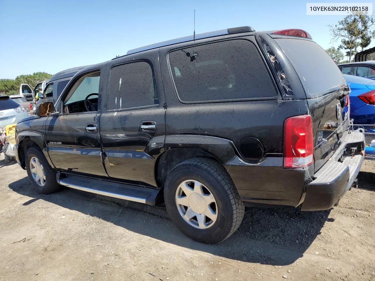 2002 Cadillac Escalade Luxury VIN: 1GYEK63N22R102158 Lot: 62822834