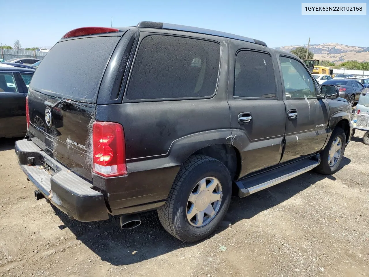 2002 Cadillac Escalade Luxury VIN: 1GYEK63N22R102158 Lot: 62822834