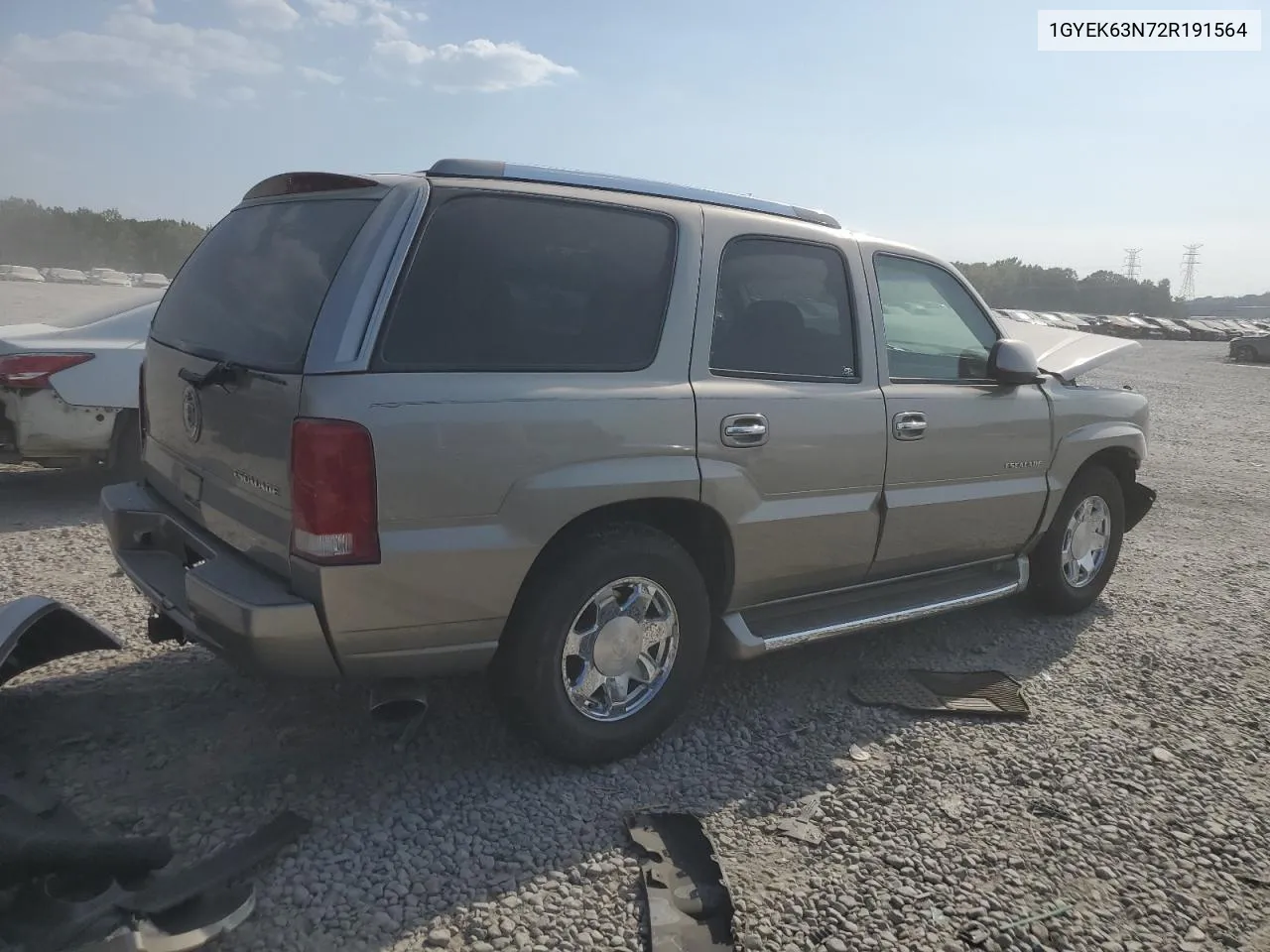 2002 Cadillac Escalade Luxury VIN: 1GYEK63N72R191564 Lot: 69044974