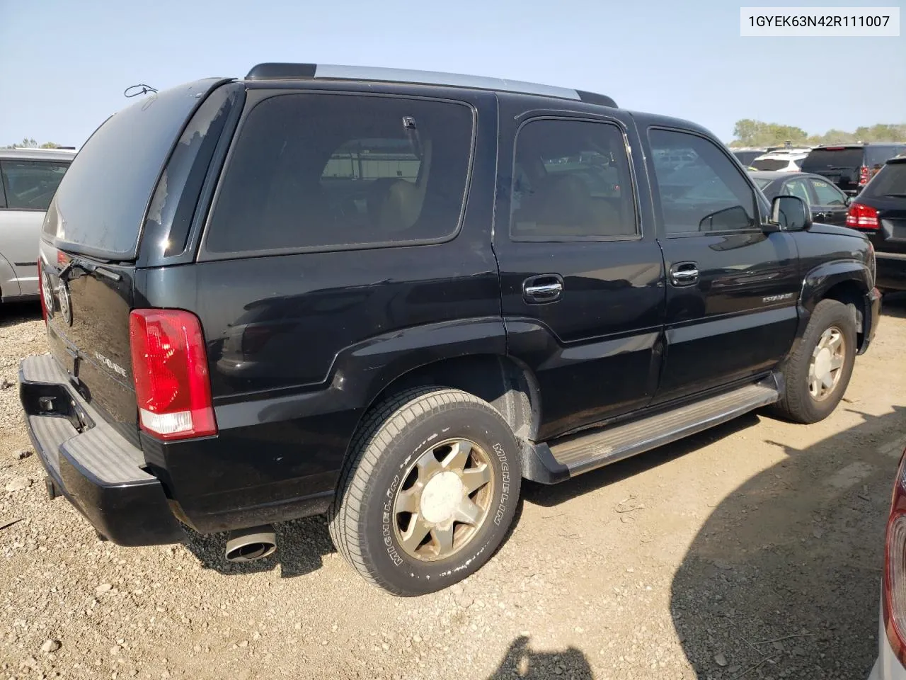 2002 Cadillac Escalade Luxury VIN: 1GYEK63N42R111007 Lot: 70254904