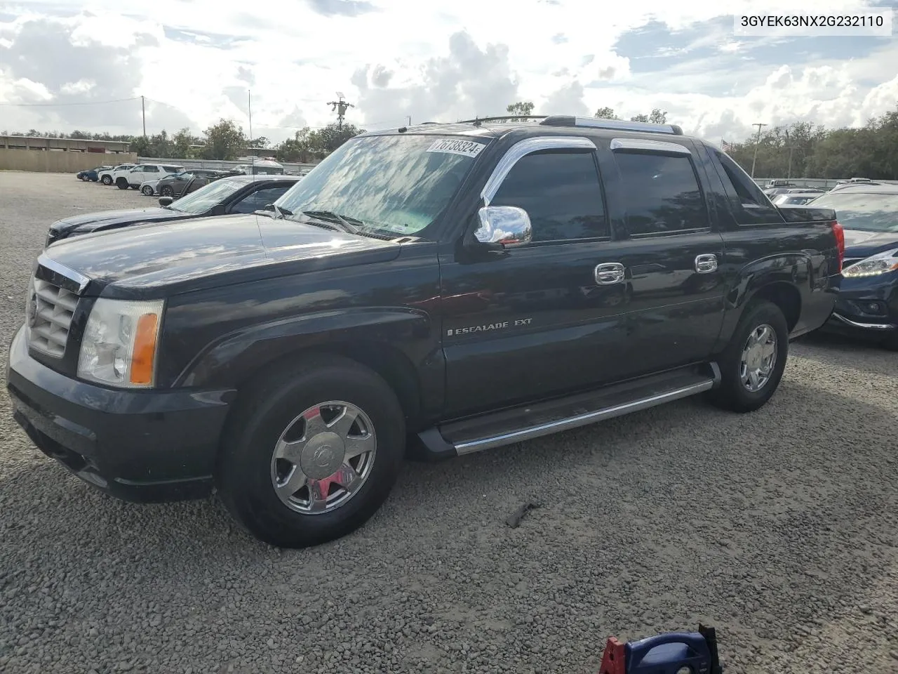 2002 Cadillac Escalade Ext VIN: 3GYEK63NX2G232110 Lot: 76738324