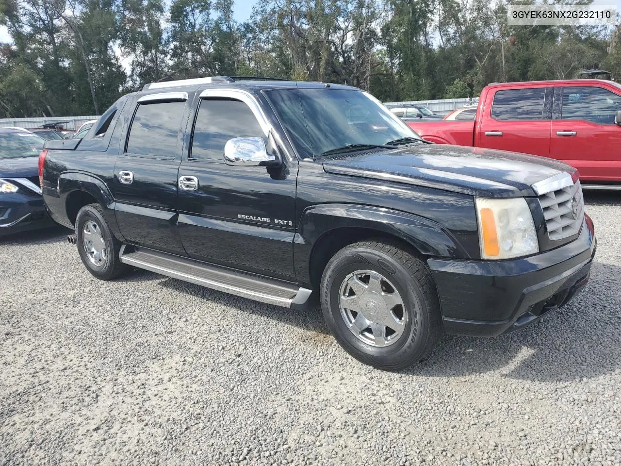 2002 Cadillac Escalade Ext VIN: 3GYEK63NX2G232110 Lot: 76738324