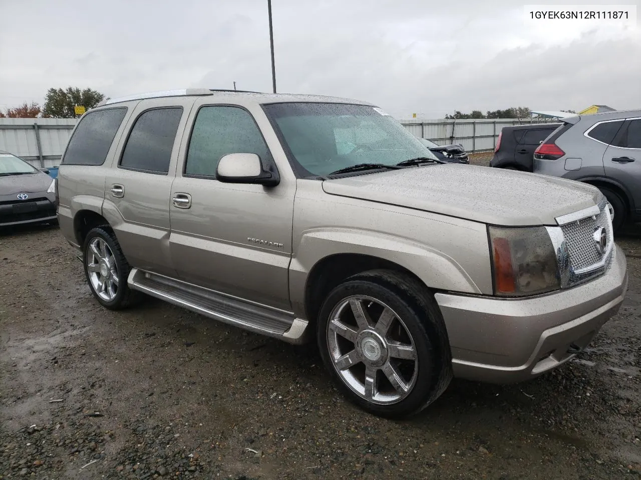 2002 Cadillac Escalade Luxury VIN: 1GYEK63N12R111871 Lot: 79966874