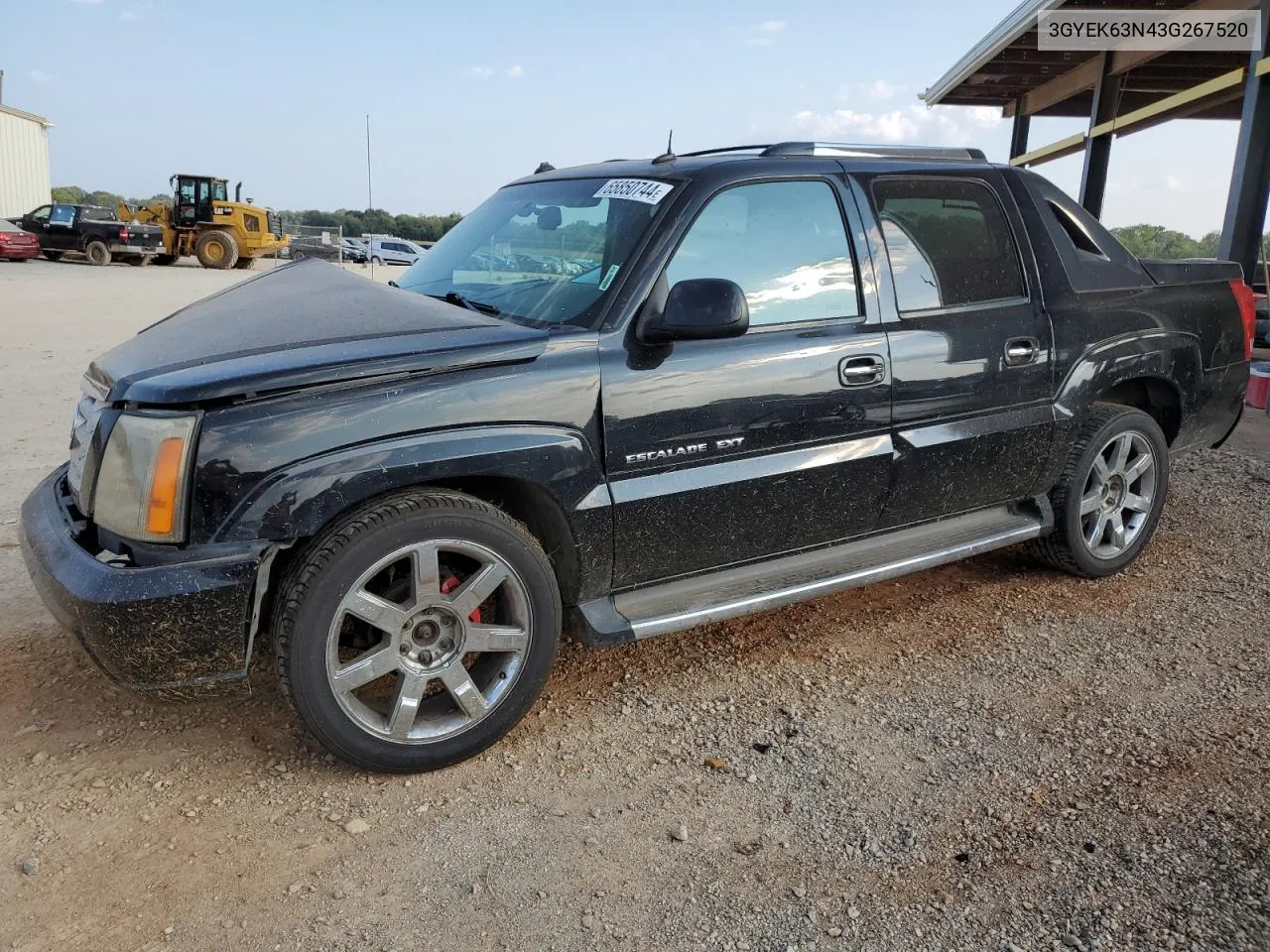 2003 Cadillac Escalade Ext VIN: 3GYEK63N43G267520 Lot: 65850744