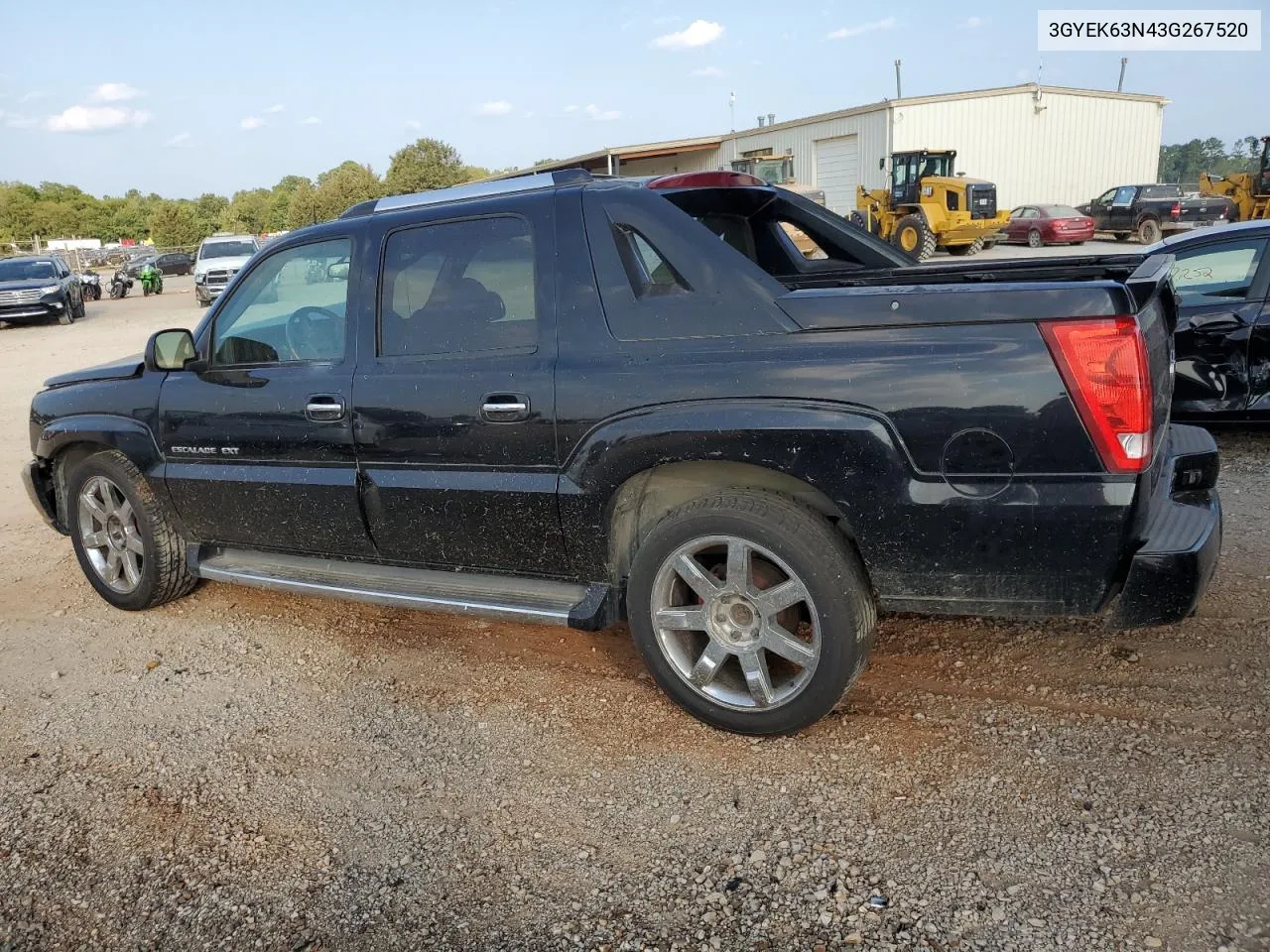 2003 Cadillac Escalade Ext VIN: 3GYEK63N43G267520 Lot: 65850744