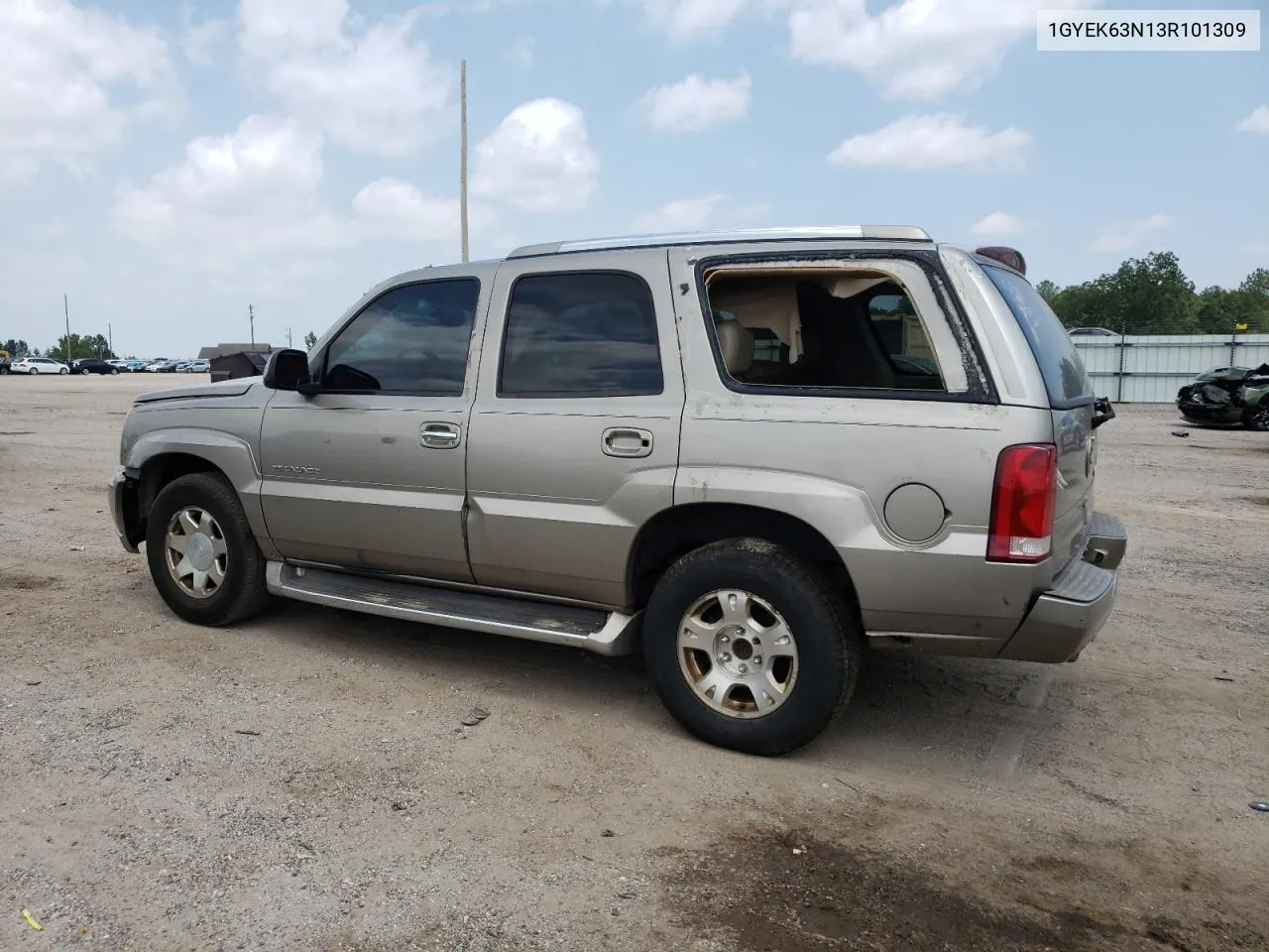 2003 Cadillac Escalade Luxury VIN: 1GYEK63N13R101309 Lot: 66696954