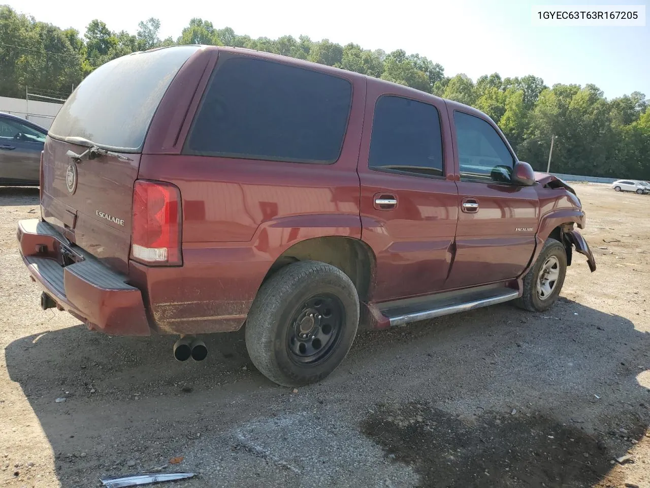 2003 Cadillac Escalade Luxury VIN: 1GYEC63T63R167205 Lot: 67830274