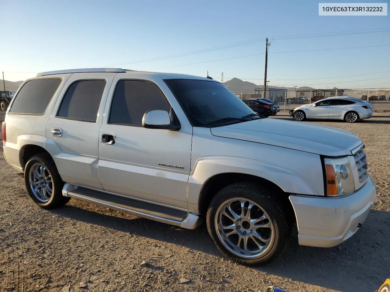 2003 Cadillac Escalade Luxury VIN: 1GYEC63TX3R132232 Lot: 69322284