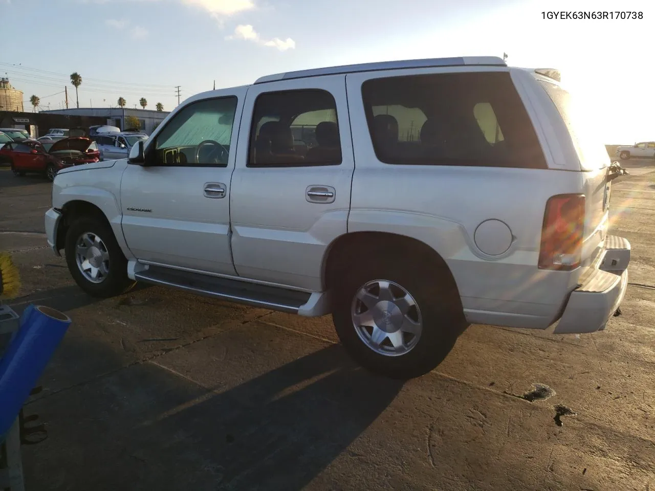 2003 Cadillac Escalade Luxury VIN: 1GYEK63N63R170738 Lot: 69503284