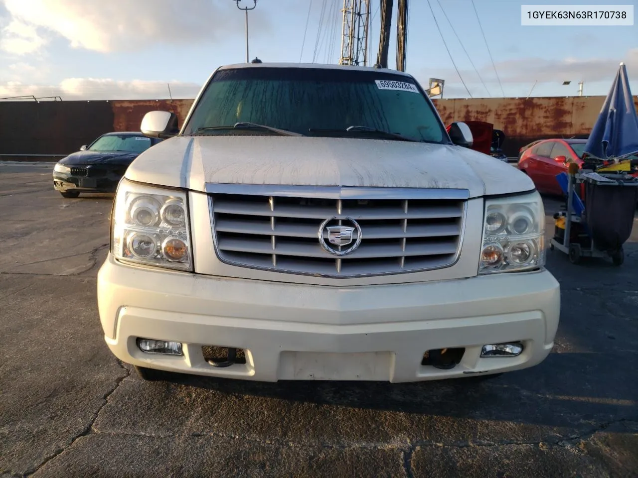 1GYEK63N63R170738 2003 Cadillac Escalade Luxury