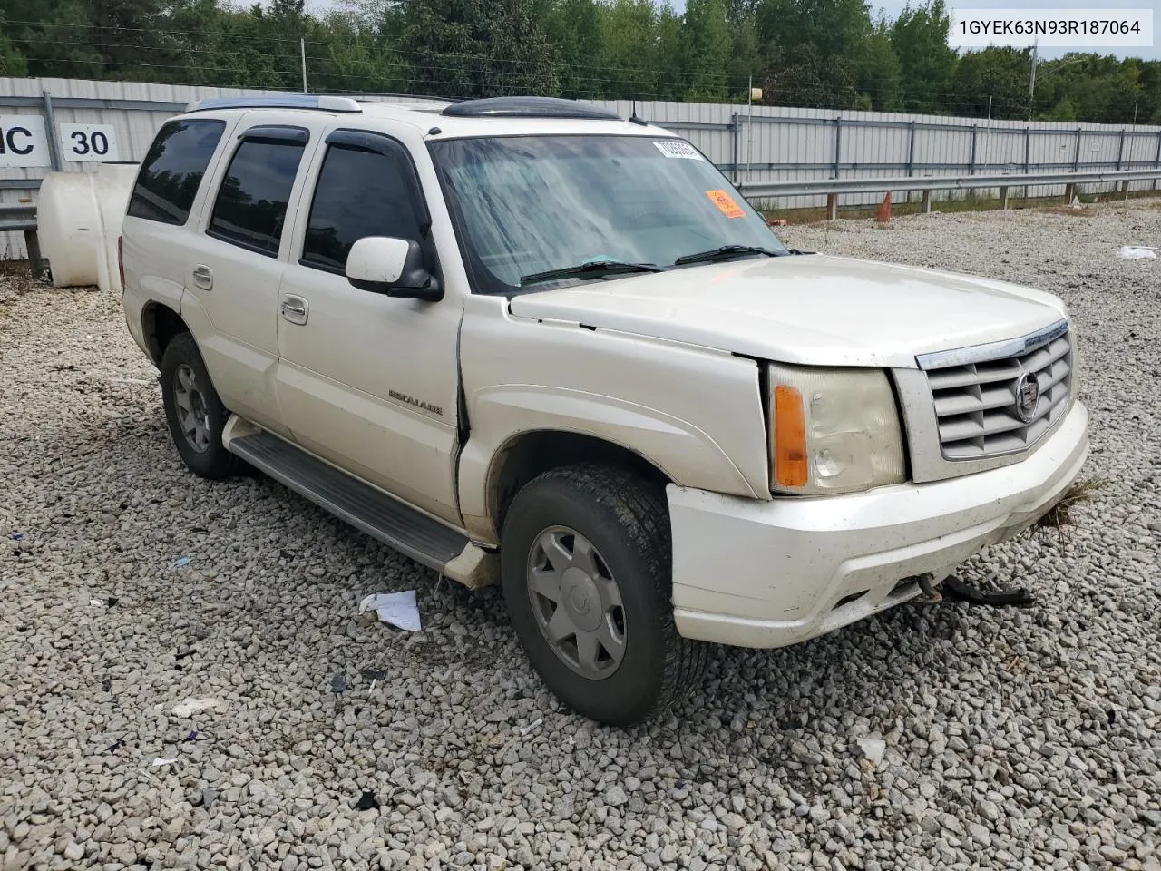 2003 Cadillac Escalade Luxury VIN: 1GYEK63N93R187064 Lot: 70263054