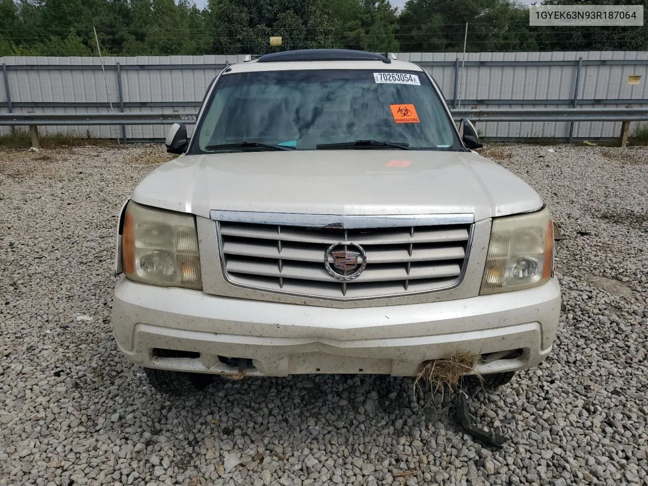 2003 Cadillac Escalade Luxury VIN: 1GYEK63N93R187064 Lot: 70263054