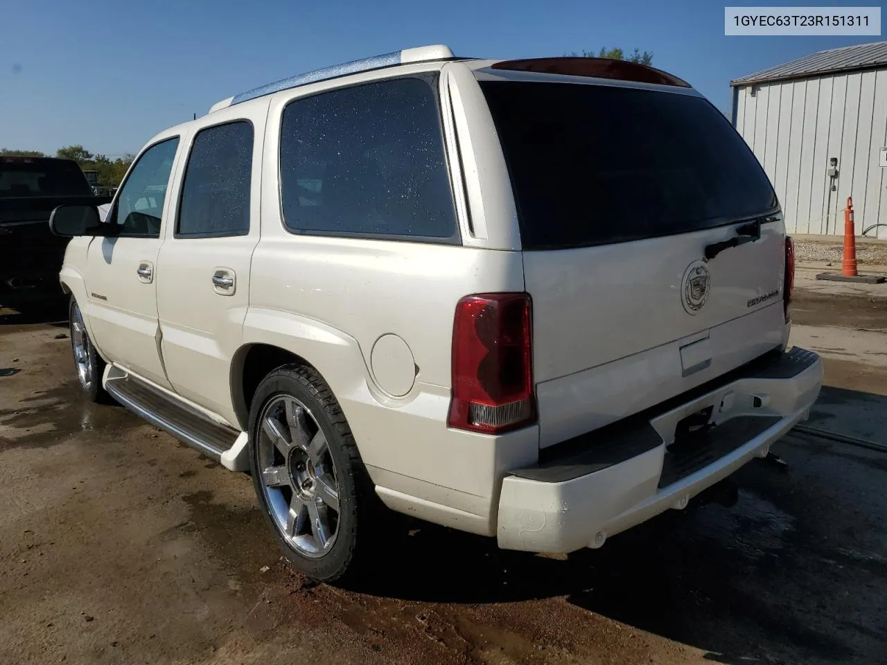 2003 Cadillac Escalade Luxury VIN: 1GYEC63T23R151311 Lot: 72457564