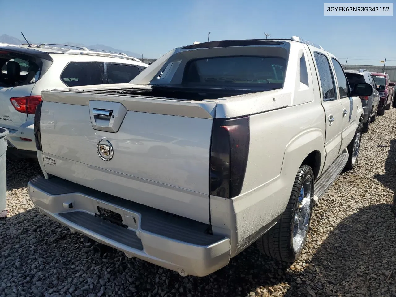 3GYEK63N93G343152 2003 Cadillac Escalade Ext