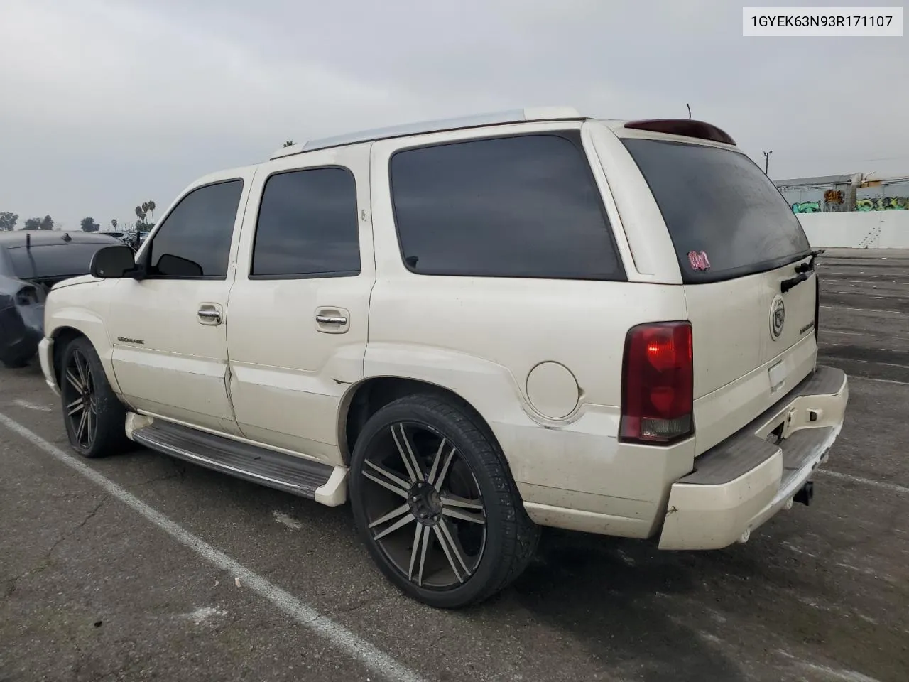 2003 Cadillac Escalade Luxury VIN: 1GYEK63N93R171107 Lot: 76403024