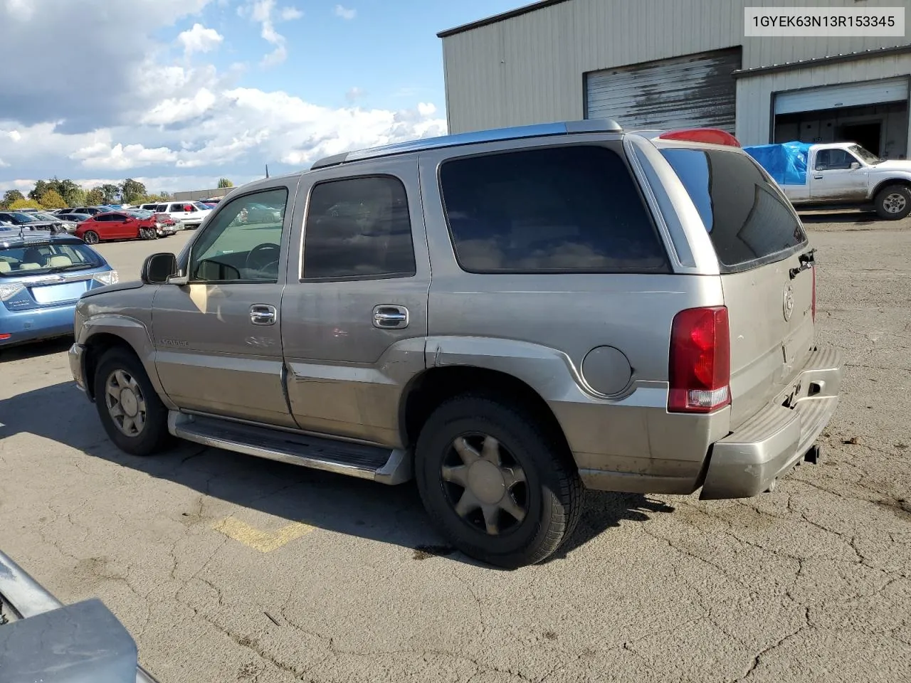 2003 Cadillac Escalade Luxury VIN: 1GYEK63N13R153345 Lot: 77425264