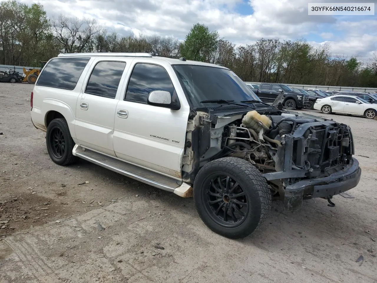 2004 Cadillac Escalade Esv VIN: 3GYFK66N54G216674 Lot: 49223204