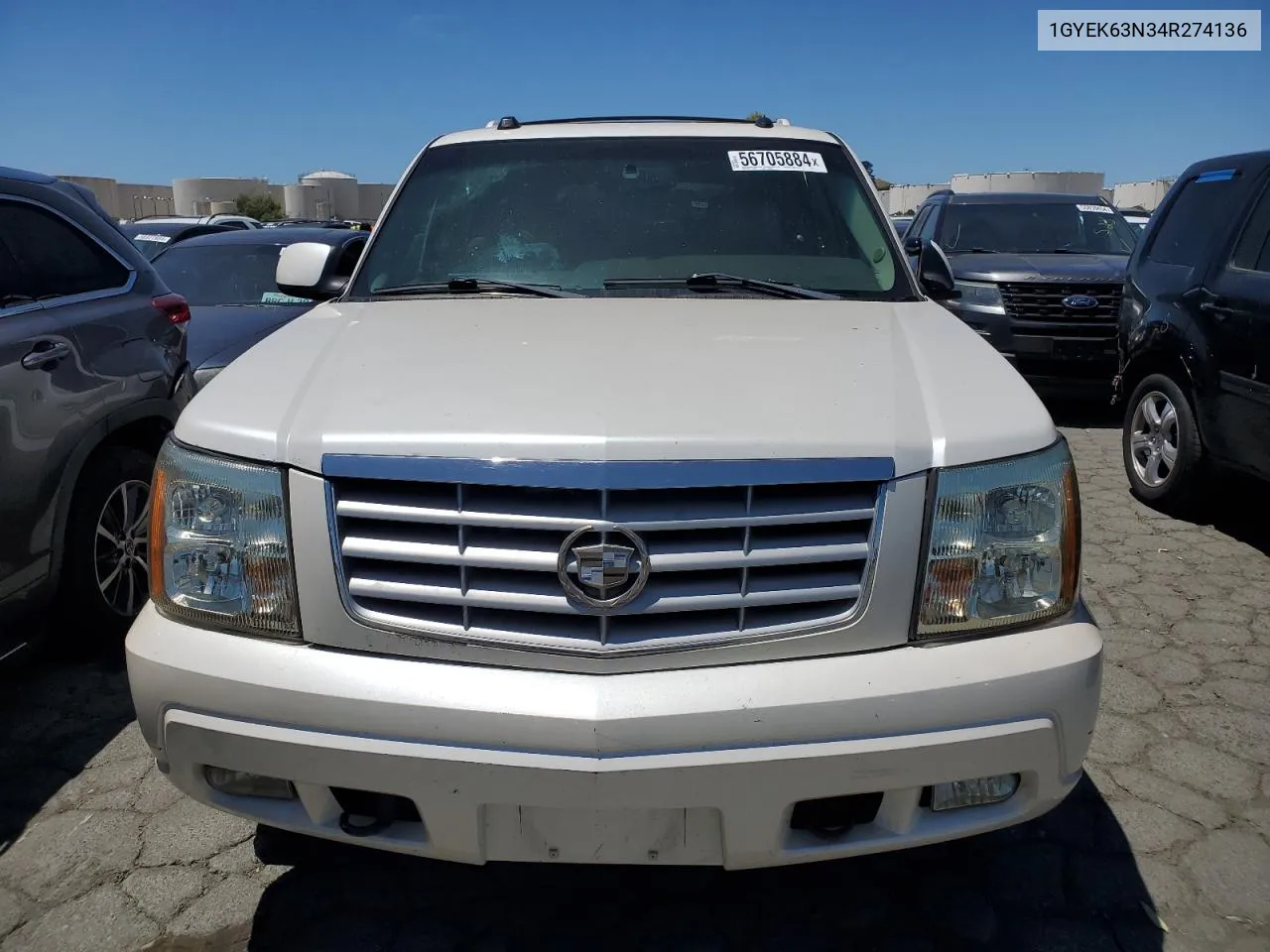 2004 Cadillac Escalade Luxury VIN: 1GYEK63N34R274136 Lot: 56705884