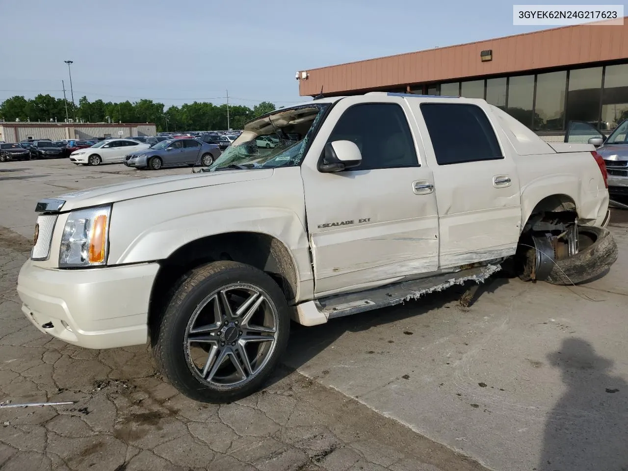 2004 Cadillac Escalade Ext VIN: 3GYEK62N24G217623 Lot: 57474334