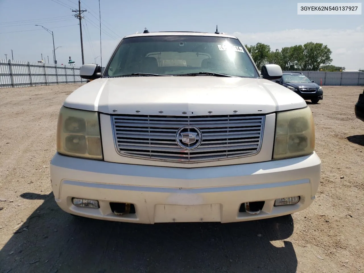 2004 Cadillac Escalade Ext VIN: 3GYEK62N54G137927 Lot: 65477214