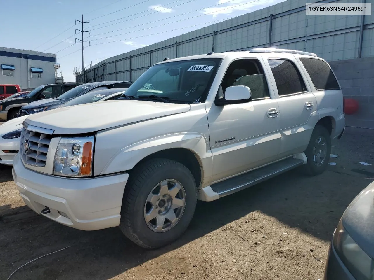 2004 Cadillac Escalade Luxury VIN: 1GYEK63N54R249691 Lot: 66526964