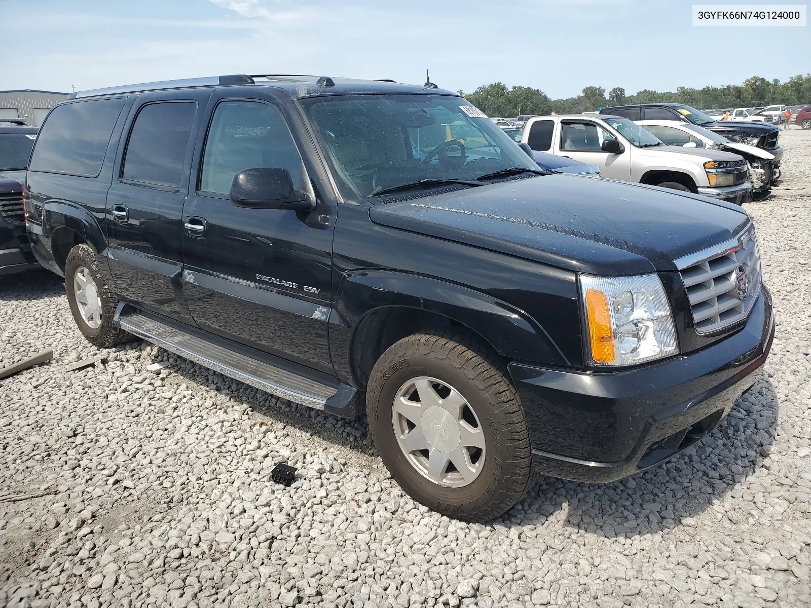 2004 Cadillac Escalade Esv VIN: 3GYFK66N74G124000 Lot: 68105174