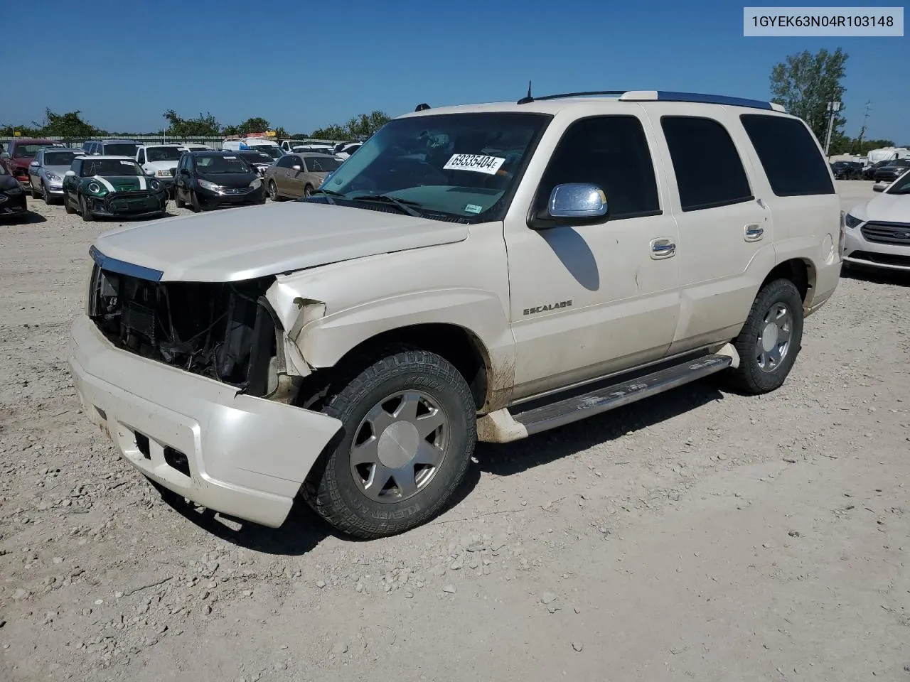 2004 Cadillac Escalade Luxury VIN: 1GYEK63N04R103148 Lot: 69335404