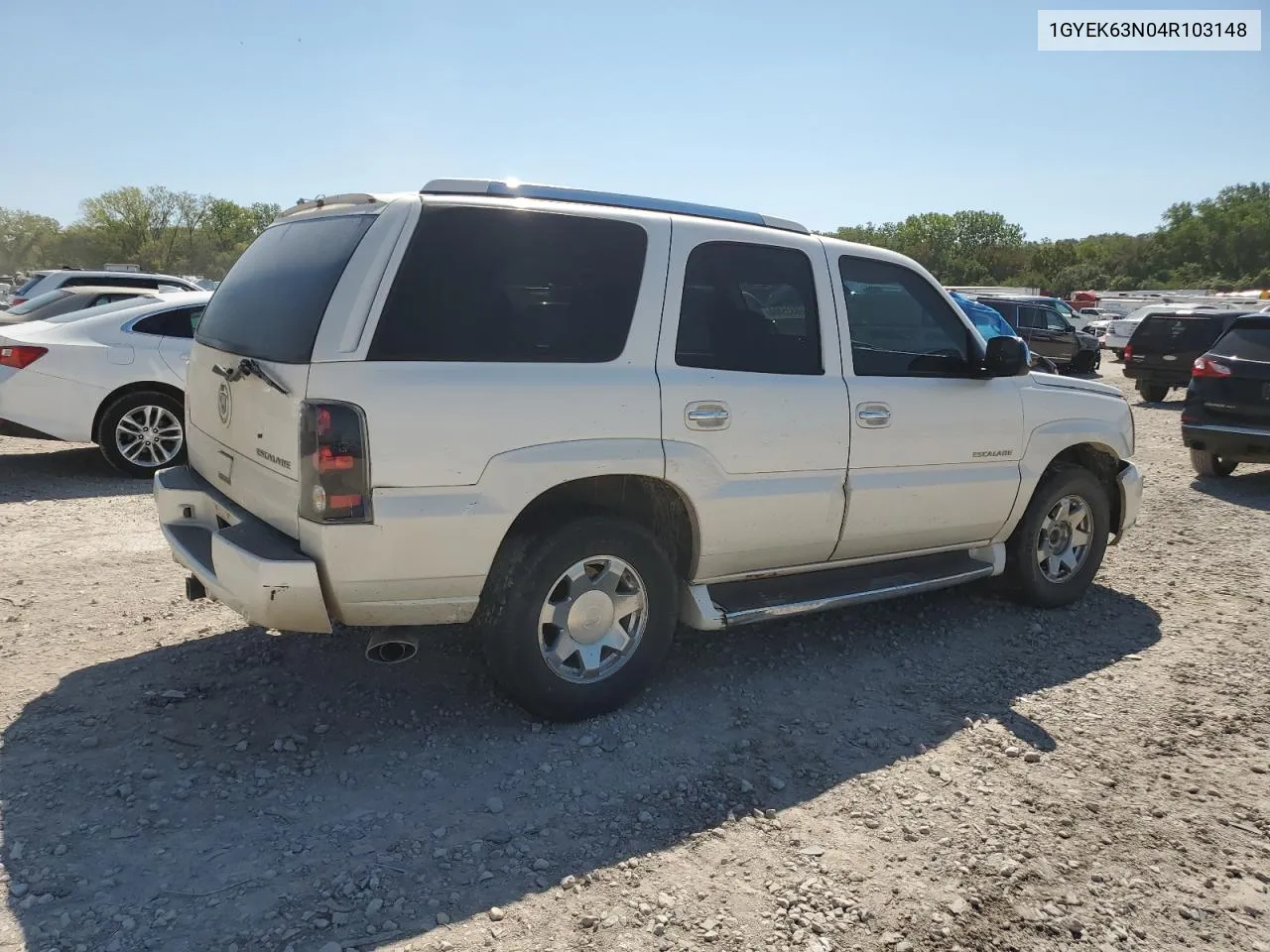 2004 Cadillac Escalade Luxury VIN: 1GYEK63N04R103148 Lot: 69335404