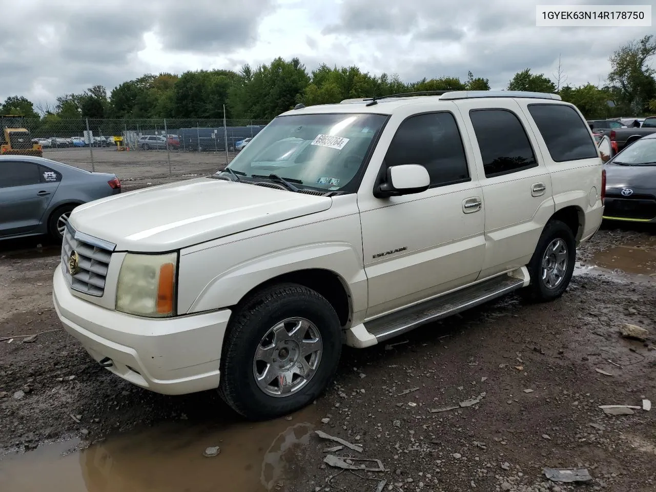 2004 Cadillac Escalade Luxury VIN: 1GYEK63N14R178750 Lot: 69659764