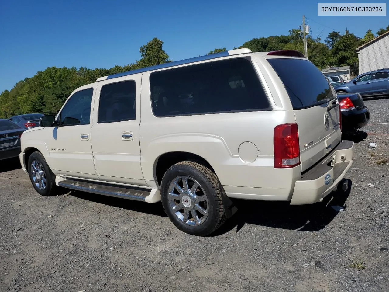 2004 Cadillac Escalade Esv VIN: 3GYFK66N74G333236 Lot: 70921574