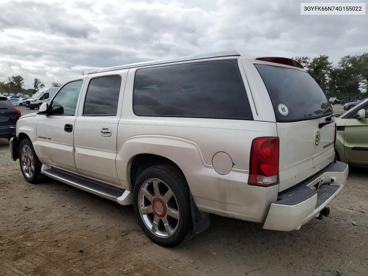 2004 Cadillac Escalade Esv VIN: 3GYFK66N74G155022 Lot: 71472604