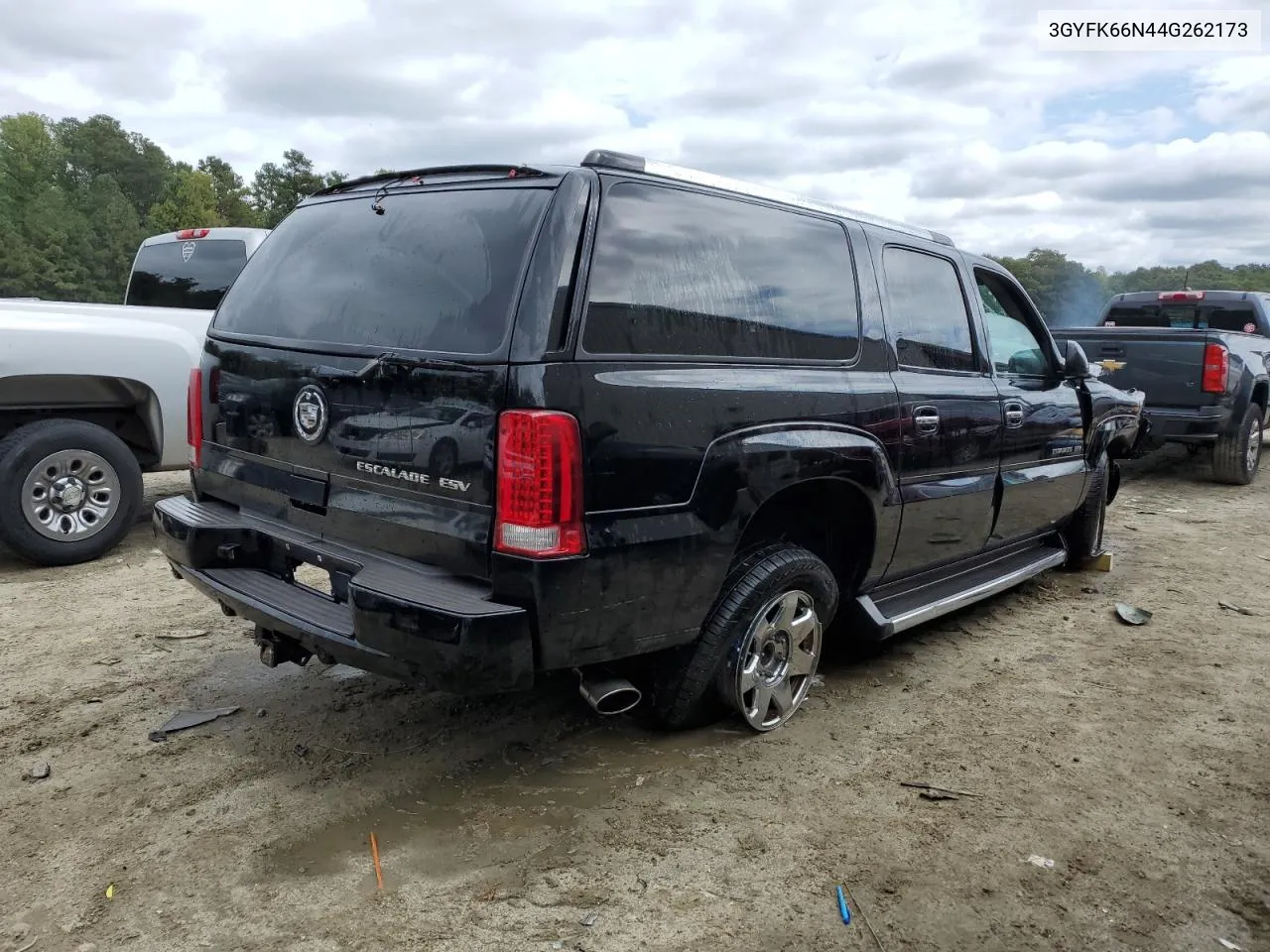 2004 Cadillac Escalade Esv VIN: 3GYFK66N44G262173 Lot: 71939554