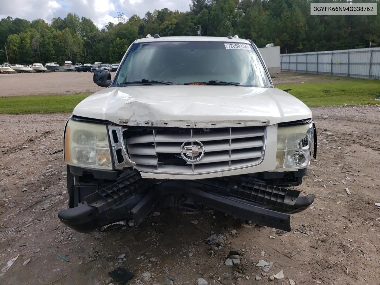 2004 Cadillac Escalade Esv VIN: 3GYFK66N94G338762 Lot: 72350134