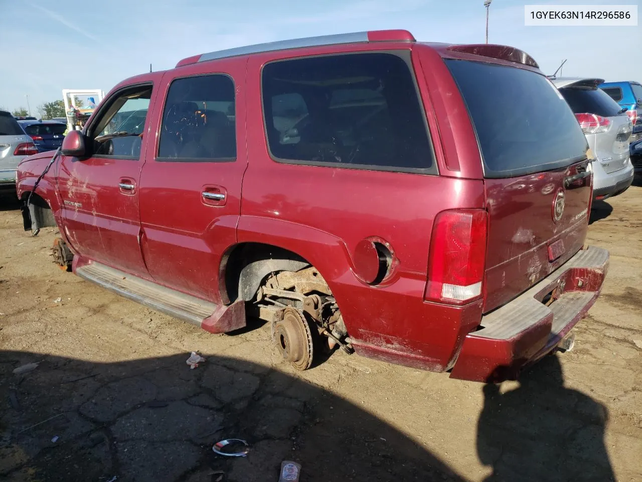 2004 Cadillac Escalade Luxury VIN: 1GYEK63N14R296586 Lot: 74395984