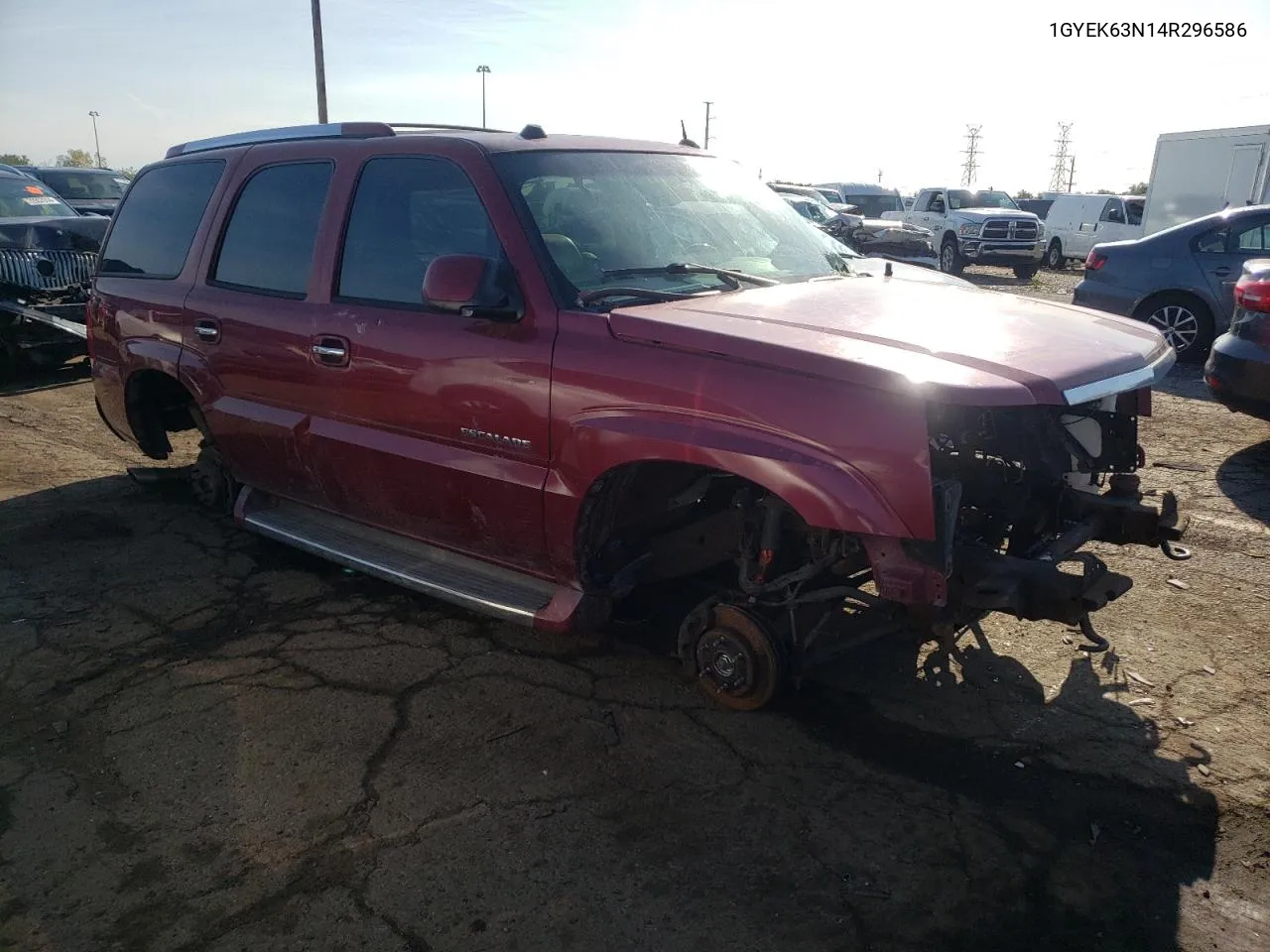 2004 Cadillac Escalade Luxury VIN: 1GYEK63N14R296586 Lot: 74395984