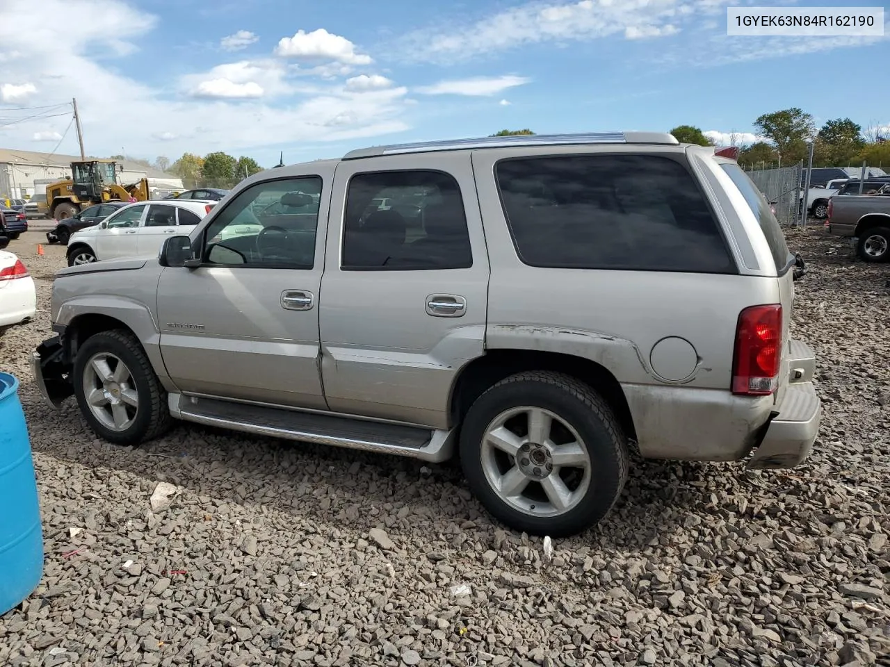 2004 Cadillac Escalade Luxury VIN: 1GYEK63N84R162190 Lot: 74706644