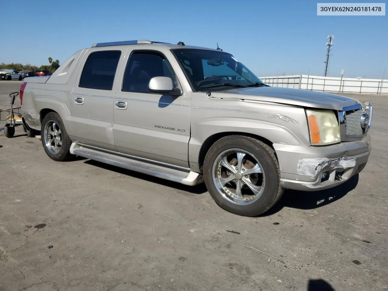 2004 Cadillac Escalade Ext VIN: 3GYEK62N24G181478 Lot: 77374604