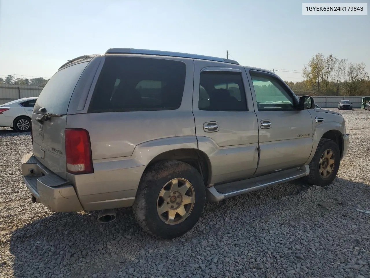 2004 Cadillac Escalade Luxury VIN: 1GYEK63N24R179843 Lot: 77779494