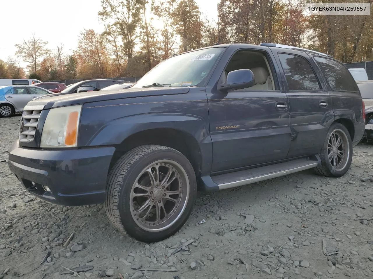 2004 Cadillac Escalade Luxury VIN: 1GYEK63N04R259657 Lot: 78388104